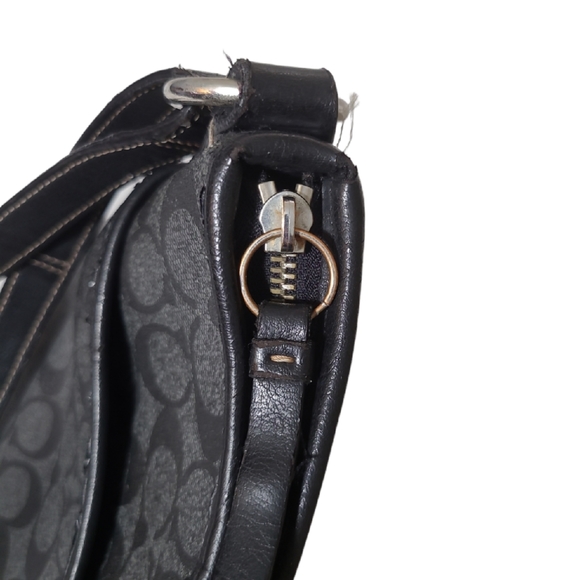 COACH PURSE PEYTON SHOULDER BLACK BAG ADJUSTABLE STRAP - Picture 10 of 16